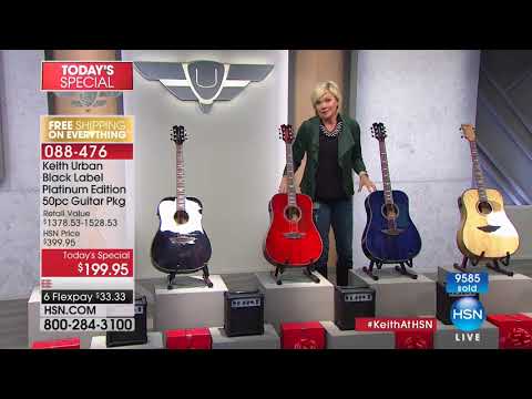 HSN | Keith Urban Guitar Collection 11.26.2017 - 12 PM
