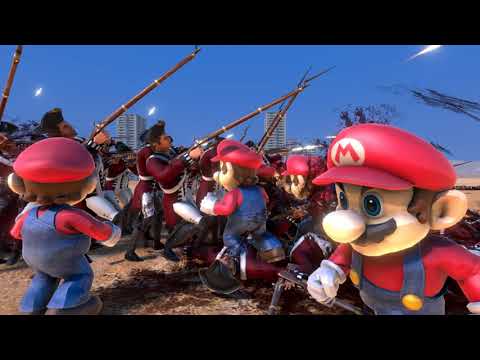 1776 Red Coats vs 22 Super Mario    Ultimate Epic Battle Simulator    UEBS