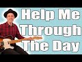 Freddie King Help Me Through The Day Guitar Lesson + Tutorial + TABS