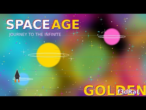 Space Age Golden | f3dRaL (Official 4K Music Video) 🚀🌚