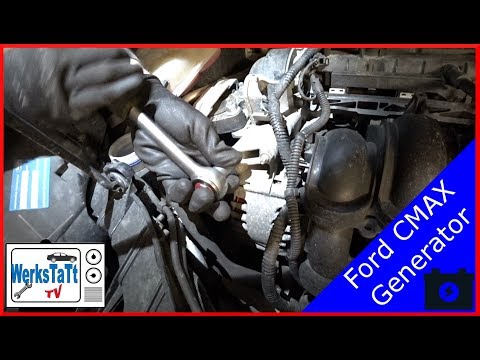 ►Ford CMax◄ Lichtmaschine tauschen [Replace Alternator] ◢WERKSTATT-TV◣