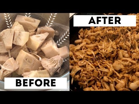 How to make Jackfruit *ACTUALLY* taste good! How to get rid of the acidic flavor