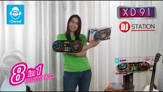 Video thumbnail for iDance XD91/  8-in1 PartyMix (2x Beats Player + Speaker + Turntable + Crossfader + Soundpads) by idanceaudio idanceaudio