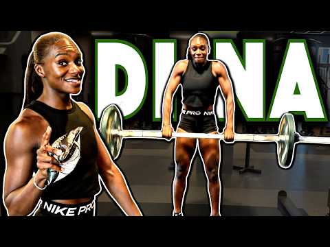 Dina Asher-Smith Power Clean Workout