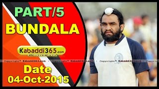 (1) Bundala (Jalandhar) Kabaddi Tournament 4 Oct 2015