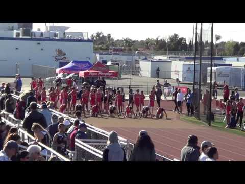 FSB 100m vs Huntington Beach 3-23-17 - Los Alamitos Boys