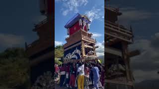 小松クラシックカー2023年　旧藩屋台　手差し上げ！