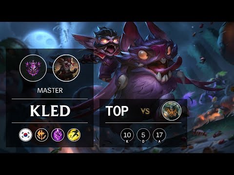 Kled Top vs Olaf - KR Master Patch 10.1