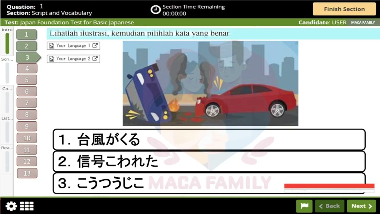 LATIHAN SOAL JFT SOAL SCRIPT AND VOCABULARY #KUDAMONO