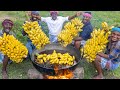 BANANA OIL FRY Banana Balls Recipe Pazham Bonda Cooking Sweet Banana Bonda Recipe In Village