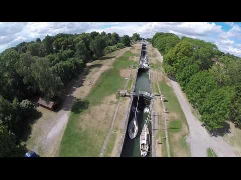 Schleusentreppe Carl Johan bei Berg (Götakanal)