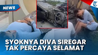 Syoknya Artis Diva Siregar, Tak Percaya Bisa Selamat dari Kecelakaan padahal Mobil Hancur
