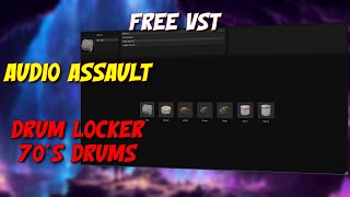 Audio Assault Drum Locker FREE 70s Style Kit