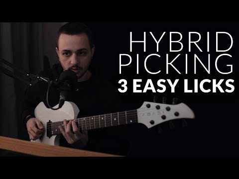 3 hybrid picking licks to get that modern sound