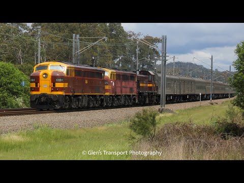 4464, 4473 and 4702 fly past Warnervale on train 8L03