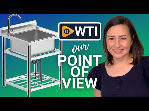 Freestanding Stainless Steel Sink - WTI product video review