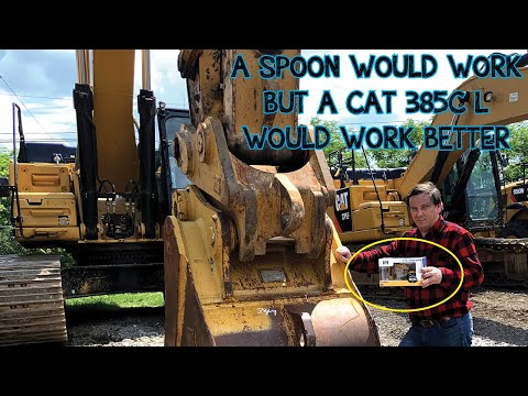 CATERPILLAR 385C L Excavator in 1:64th Scale by Diecast Masters – CAT CONSTRUCTION