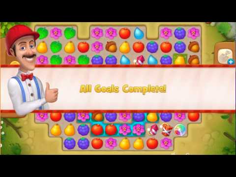 Gardenscapes HARD LEVEL 1825! NO BOOSTERS USED!