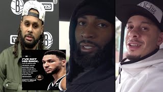 Patty Mills React on Ben Simmons Trade to Nets | Seth Curry and Andre Drummond Welcome to Brooklyn