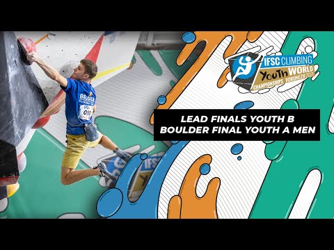 🇬🇧 IFSC Youth World Championships Voronezh 2021 || Men's Lead finals YB, Men's Boulder final YA