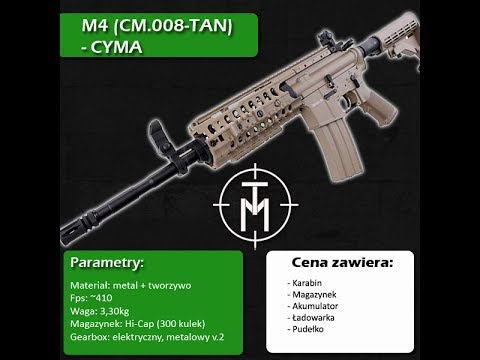 M4 (CM.008-TAN) FIRMY CYMA - TANIEMILITARIA.PL