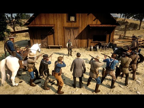 John Marstons Death Scene, But This Time He Is Prepared  | Red Dead Redemption 2