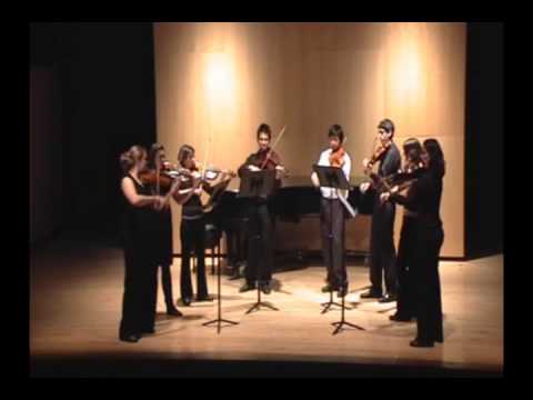 UMass Viola Ensemble: Three Quirky Pieces - Wandering Waltz.wmv