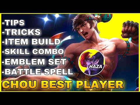 PRO CHOU TUTORIAL GAMEPLAY  2021 FREESTYLE | Pro Guide | Tips & Tricks Mobile Legends