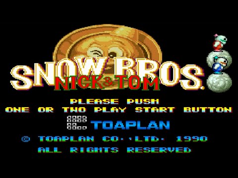 Snow Bros Arcade Full Screen HD 1080p & 4K Gameplay | #SnowBros Fun-filled Retro Gaming Experience