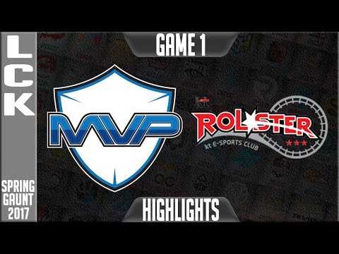 MVP vs KT Rolster Highlights Game 1 - LCK Spring Playoffs 2017 MVP vs KT Rolster G1