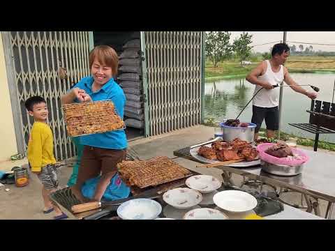 VỚ MẺ CÁ LẠ NƯỚNG CON LỢN 50 KG CÓ NGAY LÒNG SE ĐIẾU