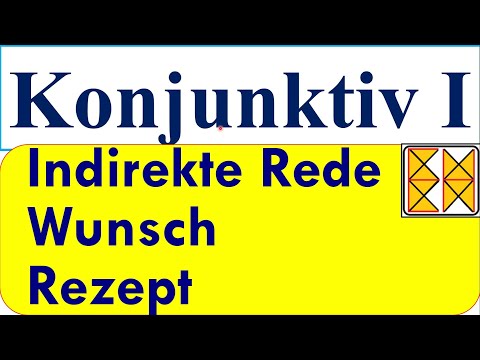 Konjunktiv I | Indirekte Rede, Wünsche und Anweisungen | Deutsche Grammatik #konjunktiv1