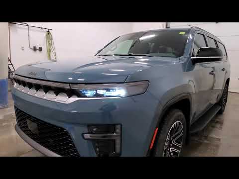 2026 Jeep Grand Wagoneer L 4x4 in Blue for sale at Indian Head Chrysler Dodge Jeep Ram Ltd. in Indian Head, SK