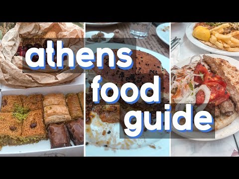 ATHENS food guide - Greek dishes you have to try - food tour