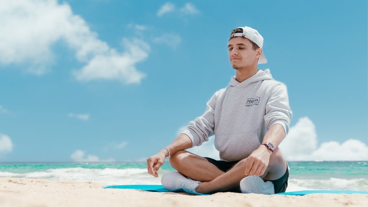 Pre-Race Yoga with Lando Norris 5 Pre-Race Yoga with Lando Norris