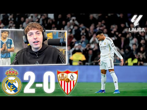 DAVOO XENEIZE REACCIONA REAL MADRID 2 - 0 SEVILLA | LALIGA 2025/2026