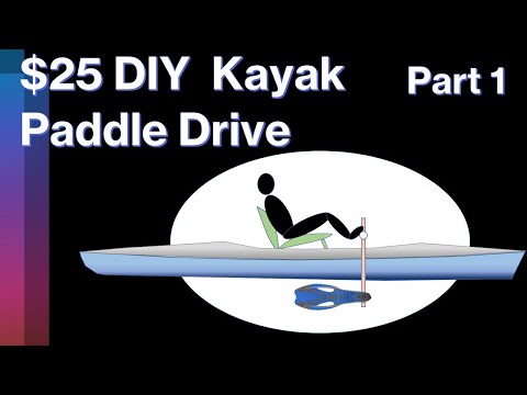 Pt 1 $25 DIY Kayak Paddle Drive