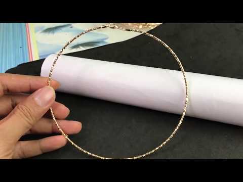 KIỀNG ĐEO CỔ NỮ XI MẠ CAO CẤP - 4KC5