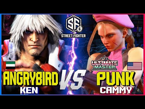 Street Fighter 6 AngryBird (Ken) Vs Punk (Cammy) SF6 High Level Gameplay