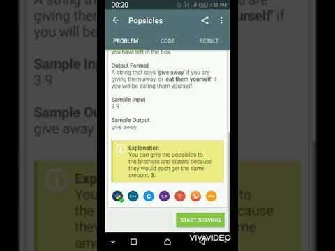 Sololearn Popsicle Problem Solution Sololearn Coding Challenge Python Programming