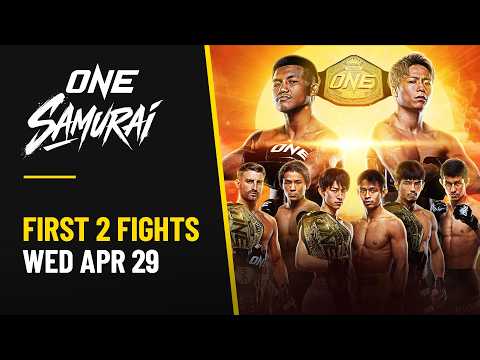 🔴 [Live in HD] ONE SAMURAI 1 | First 2 Fights | 🔴【HDライブ配信】ONE SAMURAI 1｜第1・第2試合