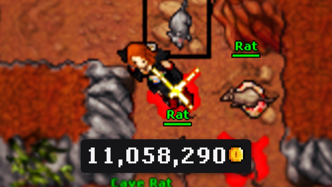 Farmei 11kk só caçando Rat