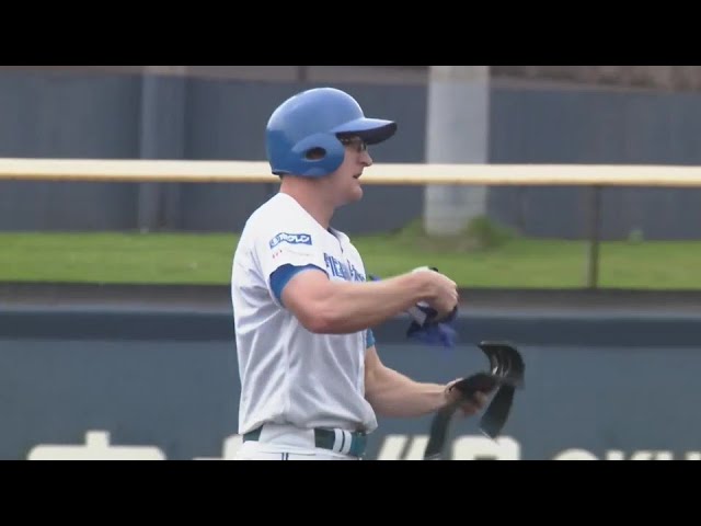 【ファーム】ファイターズ・スティーブンソン 2打席連続のタイムリーで追加点!!  2024年6月25日 北海道日本ハムファイターズ 対 読売ジャイアンツ