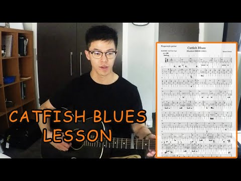 How to Play: Catfish Blues by Robert Petway (Guitar Lesson with Tablature)