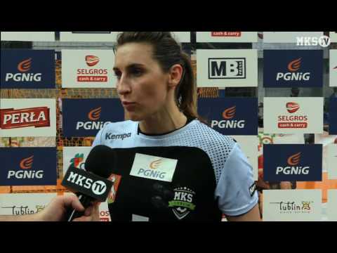 Iwona Niedźwiedź po meczu z Kram Startem Elbląg | 26.04.2017