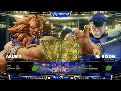 Evo 2019 Grand Final Tokido [Akuma] vs Problem-X [M. Bison]