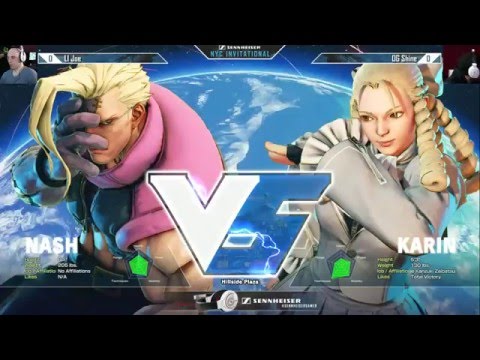 Street Fighter V Tournament: Sennheiser NYC Invitational - Winners Final - LI Joe vs OG Shine