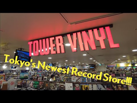 Tower Records in Shibuya - The Biggest Record Store in Tokyo!