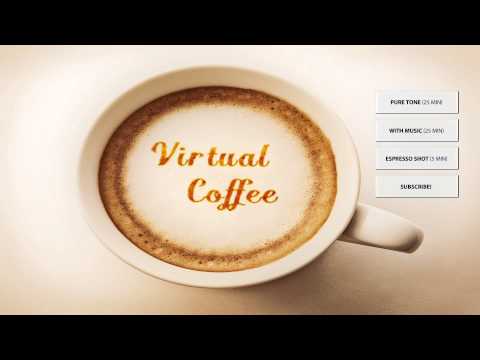 Virtual Coffee ♨ Energy Music  ♨ Binaural Beats Energy Booster