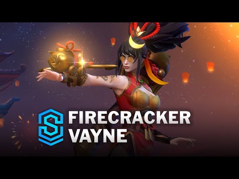 Firecracker Vayne Wild Rift Skin Spotlight